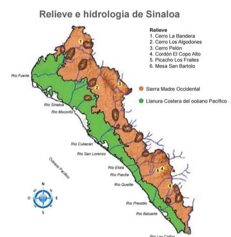 Mapa De Sinaloa