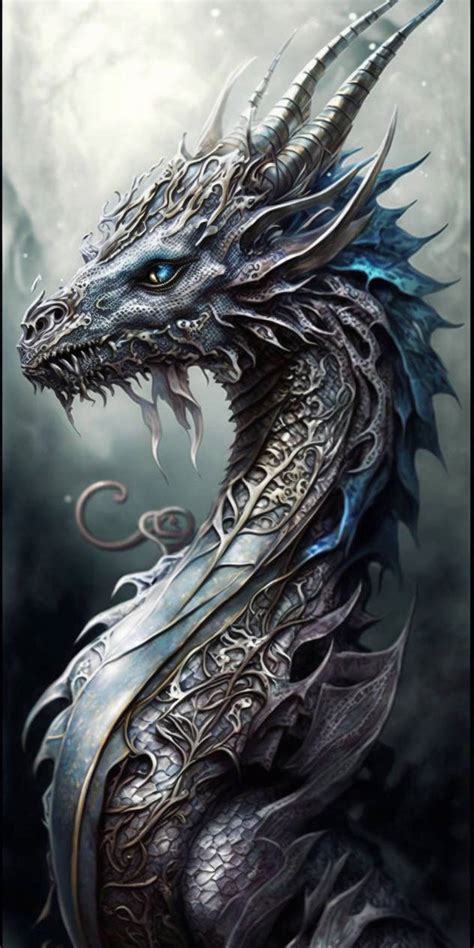 Silver Dragon By Sylvester0102 On Deviantart