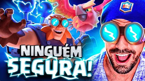 Ninguem Segura Os Decks De Gigante Eletrico No Clash Royale Youtube