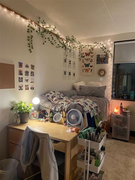 College Dorm Aesthetic Room Inspiration Bedroom Dorm Room