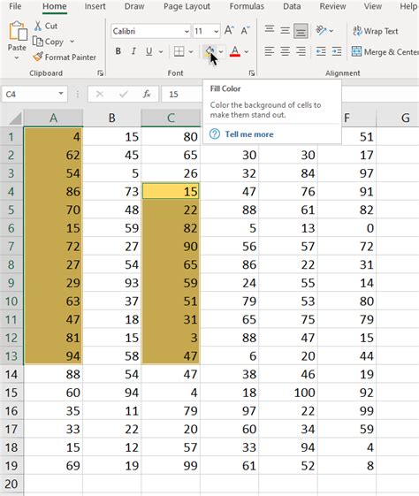 How To Select Non Adjacent Cells In Excel Sheetaki