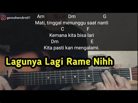 Kunci Gitar BILA TIBA Ungu Kunci Lagu Bila Tiba Saat Nafas Di Ujung