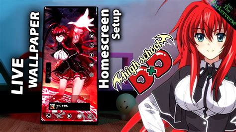 High School Dxd Rias Gremory Live Wallpaper Android Setup