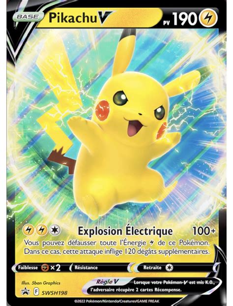 Fr Pok Mon Carte Promo Swsh Pikachu V