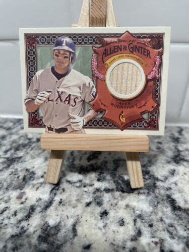 2022 ALEX RODRIGUEZ TOPPS ALLEN GINTER RELIC BAT EBay