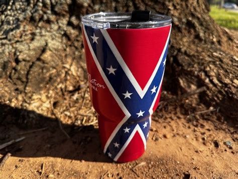 Rebel Nation Confederate Flag Tumbler Rebel Nation