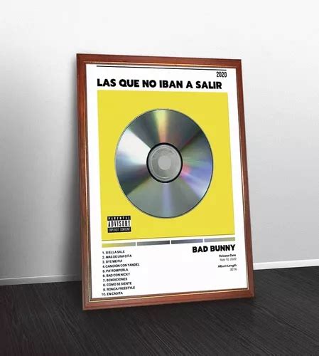 Bad Bunny Poster Album Las Que No Iban A Salir En Cuadro