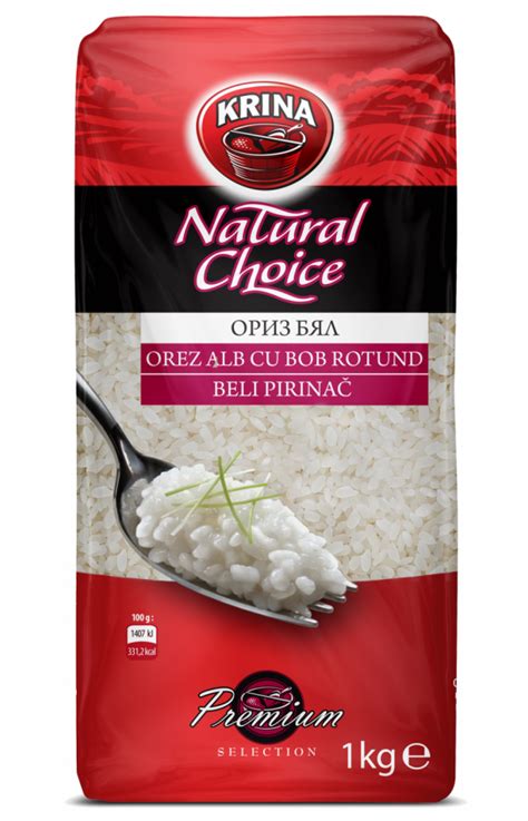 Ориз Бял Natural Choice Крина 1кг. - oriz.bg