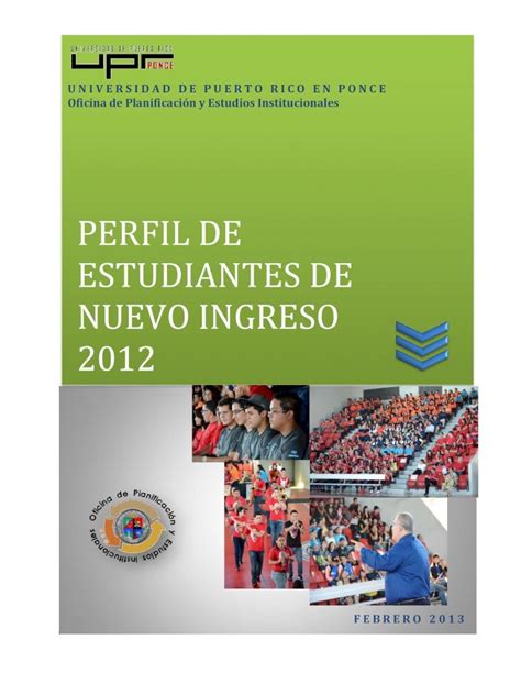 Pdf Perfil De Estudiantes De Nuevo Ingreso Perfil De