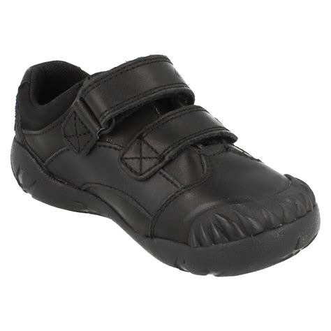 Boys Clarks Velcro School Shoes - Rapto Boy | eBay