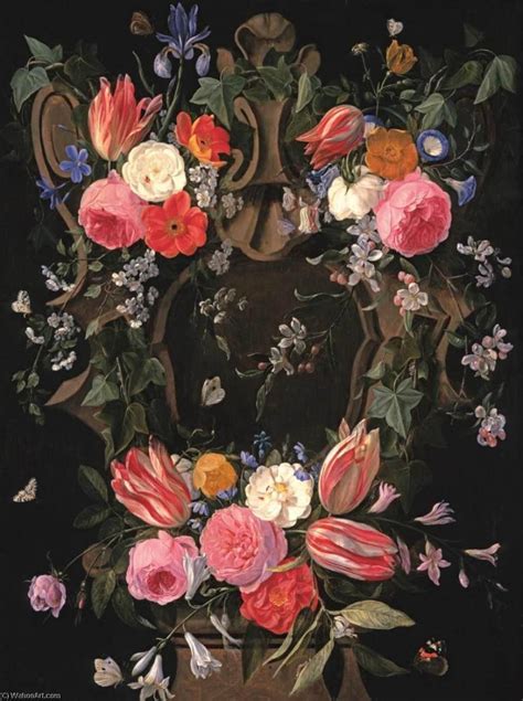 Reproductions D Art De Mus E Une Garlande Des Fleurs De Jan Van Kessel