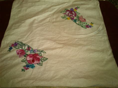 Anithaasleisuretimes: Embroidery Pillow Cover