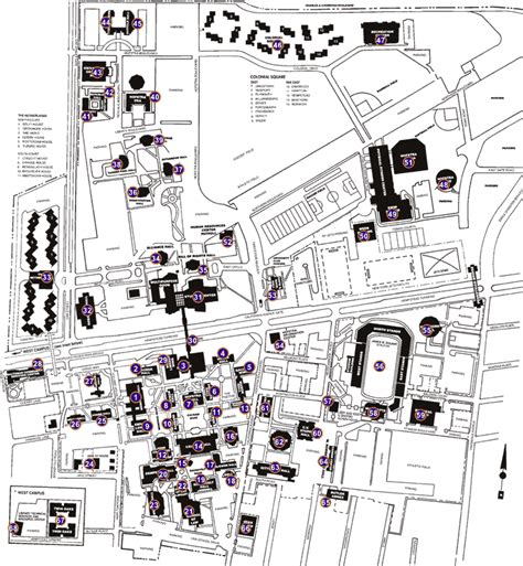 Campus Map and Legend - Hofstra University - Acalog ACMS™