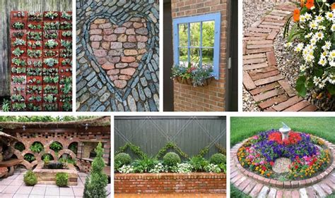 Brilliant Diy Garden Decor Ideas With Old Bricks To Save Your Money