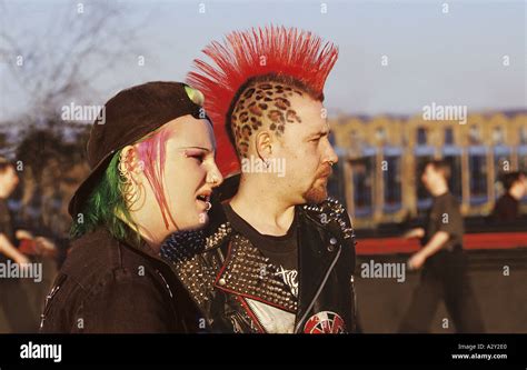 Punks in London Stock Photo - Alamy