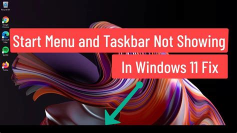 Start Menu And Taskbar Not Showing In Windows 11 Fix YouTube