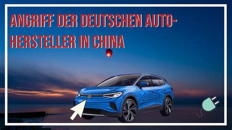 Angriff Der Deutschen Autohersteller In China Elektroauto Machtkampf