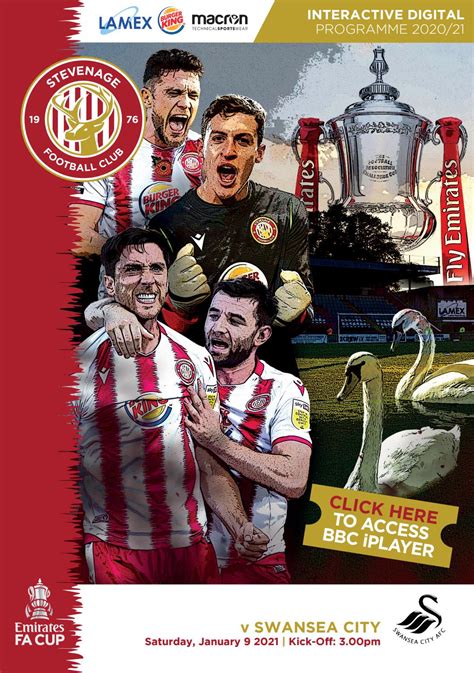 Stevenage Fc V Swansea City By Hashtag Digital Media Issuu