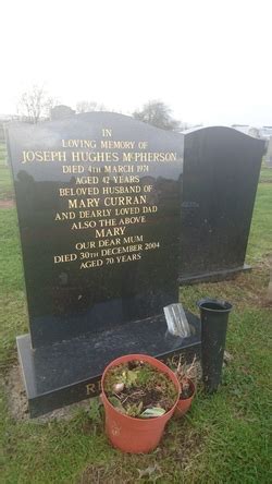 Joseph Hughes McPherson inconnu 1974 Mémorial Find a Grave