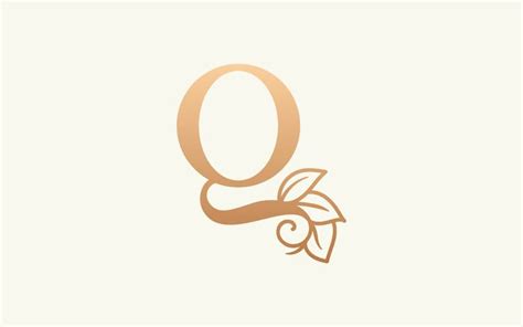 Letter Q Monogram Beauty Logo Design Logo Template Beauty Logo Design