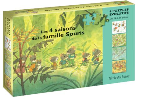 Les Saisons De La Famille Souris Puzzles Volutifs L Cole Des