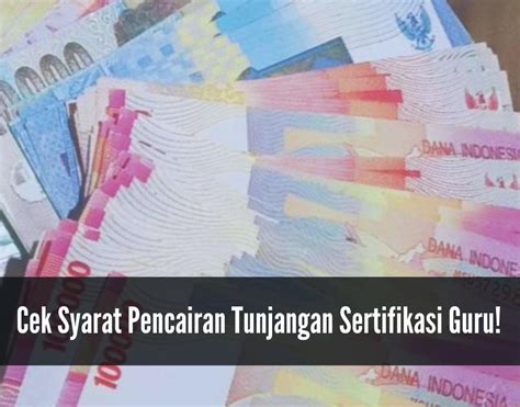 TPG Triwulan 2 2023 Sudah Cair Cek Syarat Pencairan Tunjangan