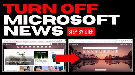 How To Turn Off Microsoft News On Microsoft Edge New Tab Page Step By Step Youtube