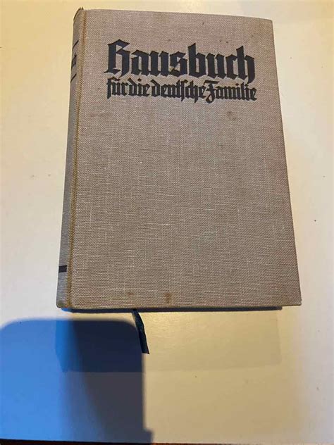 Hausbuch für deutsche Familie Buch antiquarisch kaufen