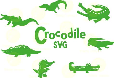 Crocodile Svg Bundle Alligator Svg Alligator Clipart Cut Etsy Sexiz Pix