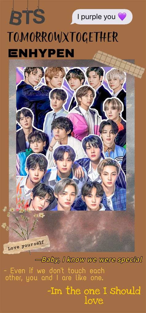 Bts TXT ENHYPEN Wallpaper Bts Wallpaper Lyrics Kpop Iphone Wallpaper