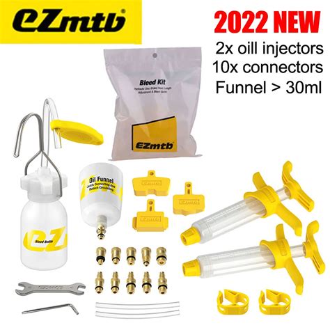 Ezmtb Bicycle Hydraulic Disc Brake Oil Bleed Kit Tools For Sram