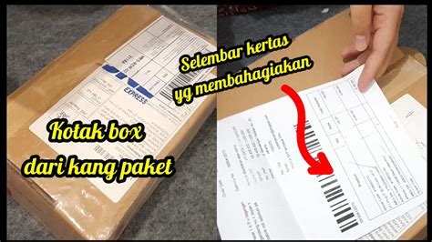 Unboxing Kotak Box Dari Kang Paket Yg Berat Nya Hampir 1 Kg Ternyata