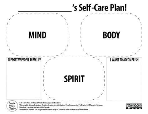 Making A Self Care Plan For You And Your Clients Social Work Tech