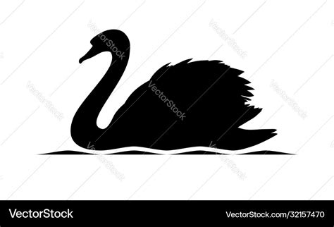 Swan Royalty Free Vector Image Vectorstock