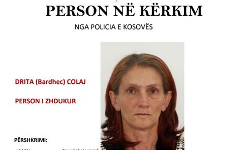 Policia kërkon ndihmë për gjetjen e 47 vjeçares së zhdukur në Klinë