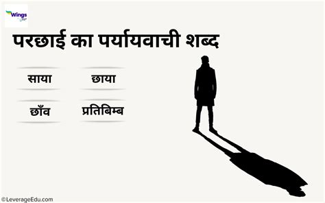 परछाई का पर्यायवाची शब्द Parchai Ka Paryayvachi Shabd क्या है साथ ही जानिए परछाई के पर्यायवाची