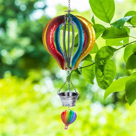 Amazon DREAMSOUL Hot Air Balloon Wind Spinners Hanging Wind