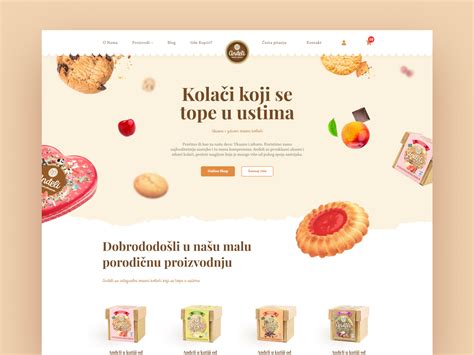 Cookies Webshop By Tamara Stantic On Dribbble