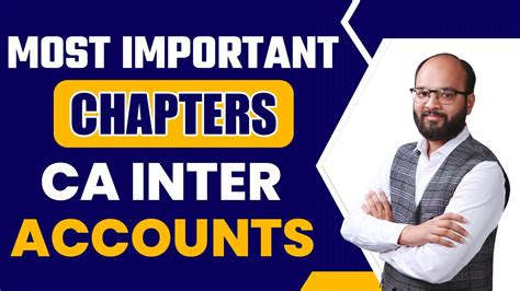 Most Important Topics Of Ca Inter Accounts Ca Inter Accounts