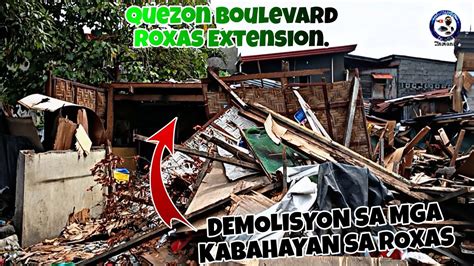 Ep Mga Maliit Na Kabahayan Tuluyan Ng Pinag Dedemolish Sa Roxas