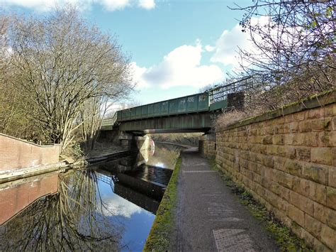 Railway Bridge Over The Ashton Canal Kevin Waterhouse Geograph