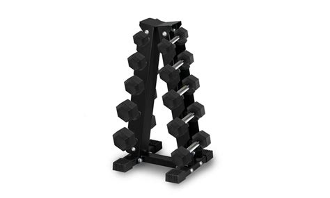 IMIKEYA Dumbbell Rack 5 Tier Dumbbell Tree Stand Vertical Dumbbell