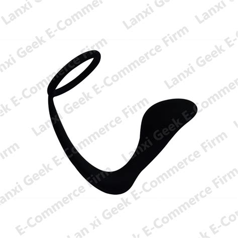 Newest Prostate Massage Anal Plug Black Silicone Cock Ring Non Vibrating Cock Ring Men Sex