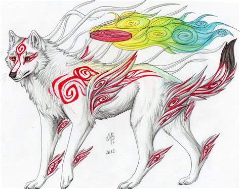 Okami Shiranui By Mayhwolf Amaterasu Okami Mythological Creatures