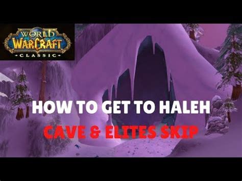 WoW Classic How To Get To Haleh In Winterspring Cave Elites Skip