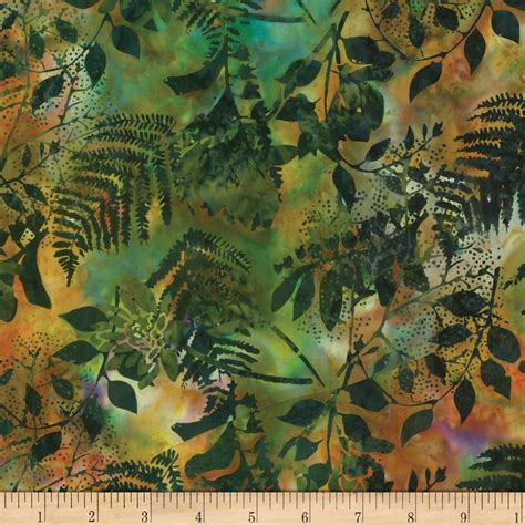 Hoffman Bali Batiks Foliage Jungle From Fabricdotcom From Hoffman