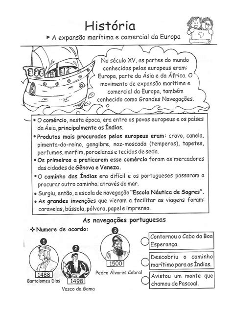 30 Atividades de História para 5 ano prontas para imprimir