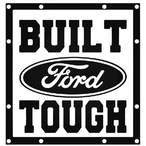 Built Ford Tough Vector