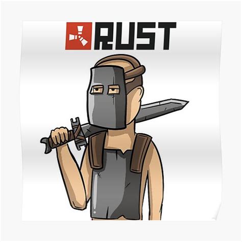 "Rust Warrior" Poster by cemolamli | Redbubble