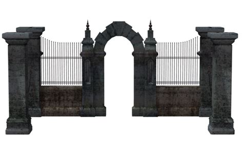 Cemetery Gates PNG All